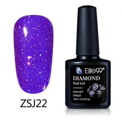 Гел Лак Диамантено Брокатен 10ml ZSJ20 - GC086 Elite99